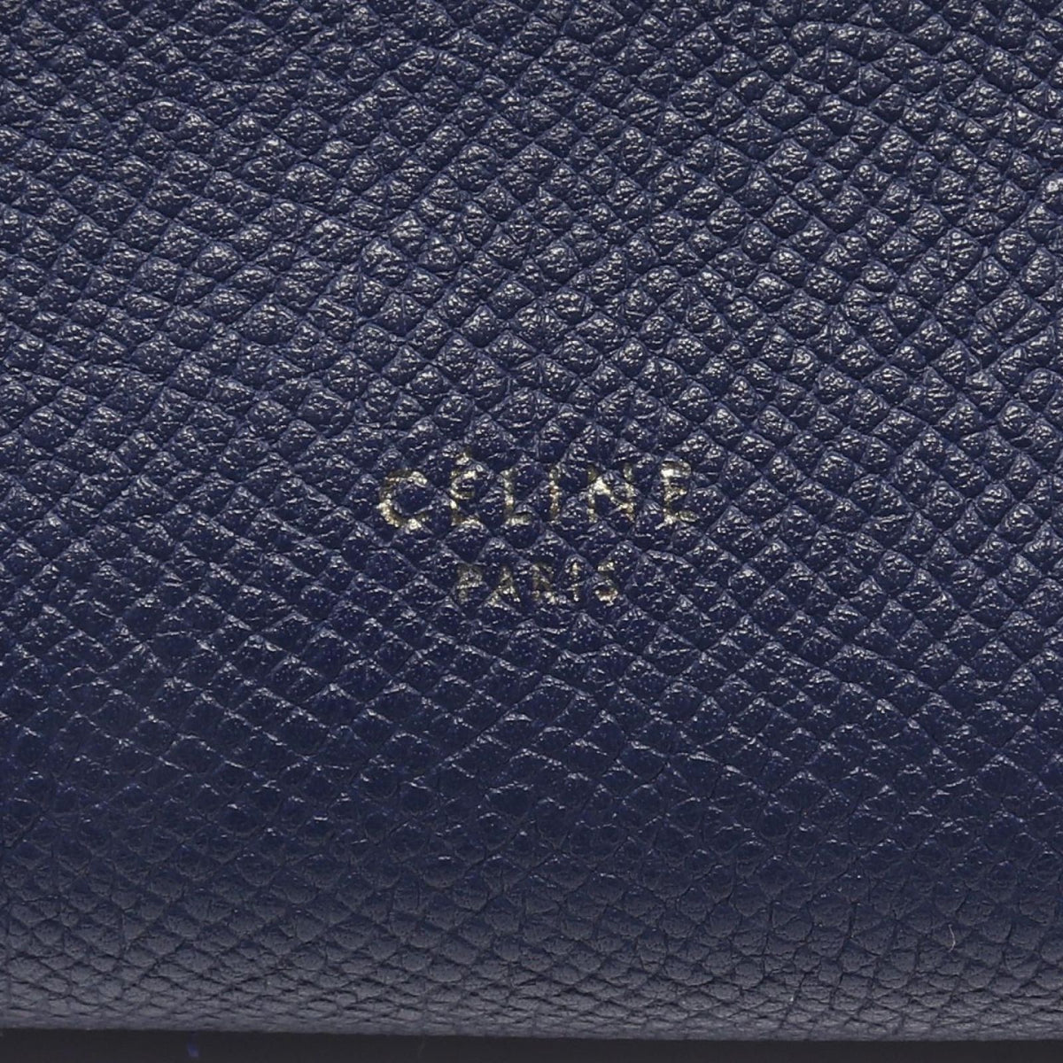 Celine Belt Bag Mini Navy Leather — view 4