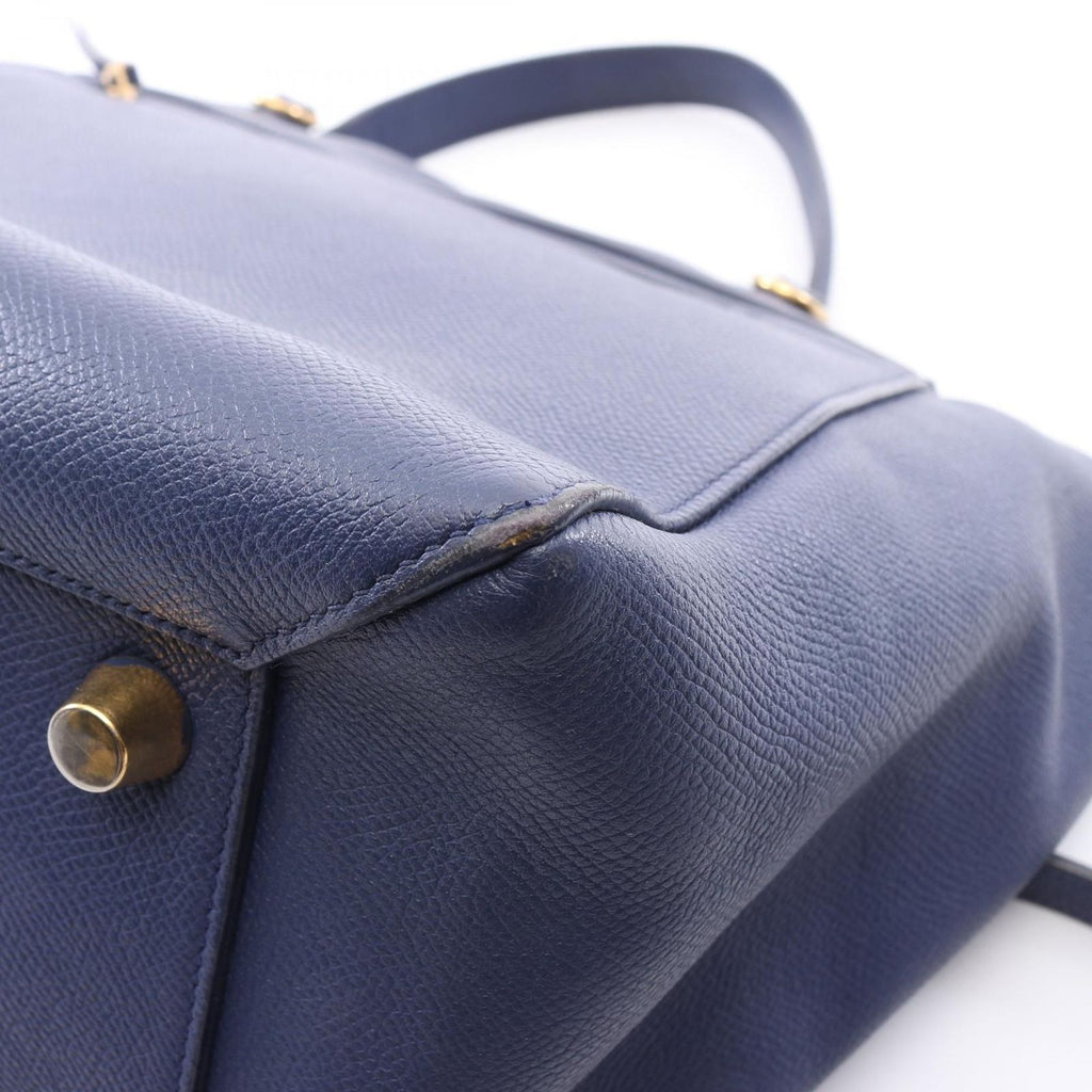 Celine Belt Bag Mini Navy Leather — view 5