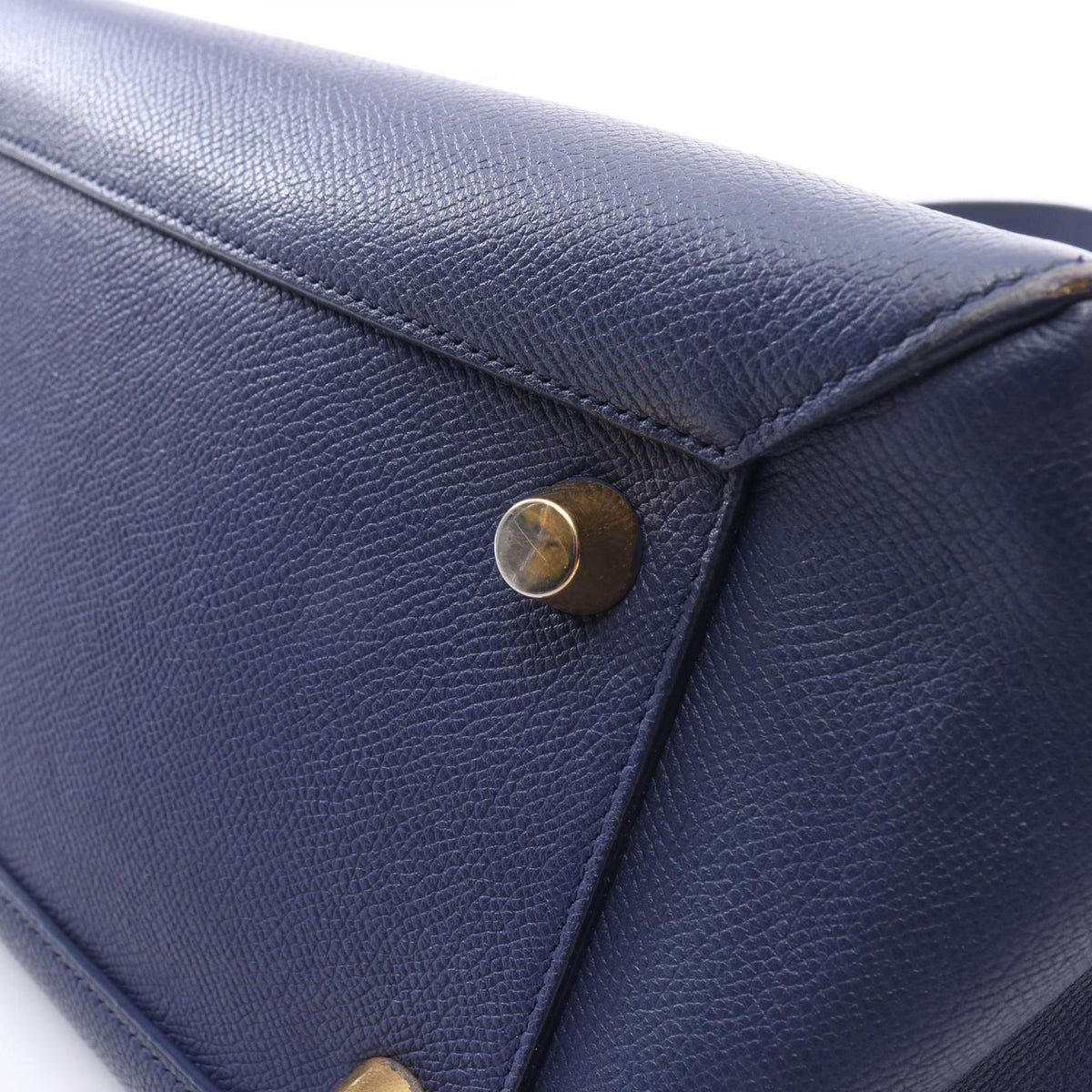 Celine Belt Bag Mini Navy Leather — view 6