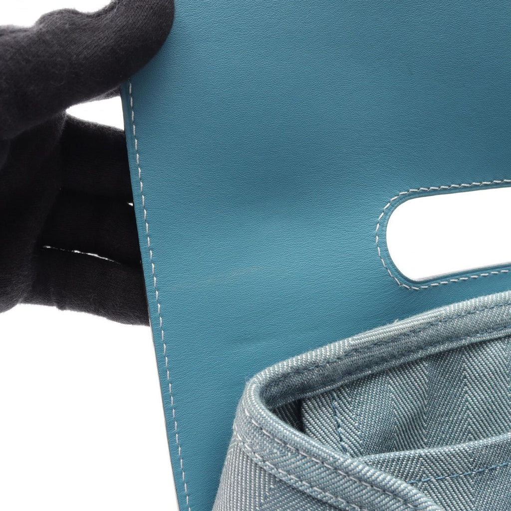 Hermes Handbag Valparaiso PM Blue Jean — view 5