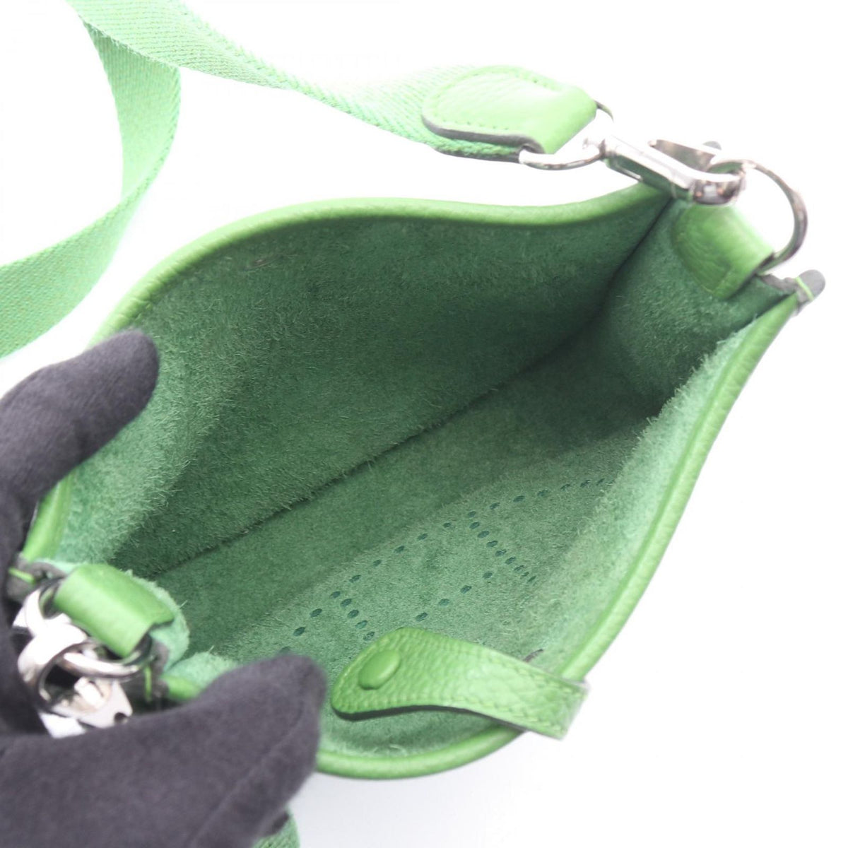 Hermes Shoulder Bag Evelyne TPM Amazon Vert Yucca TPM — view 3