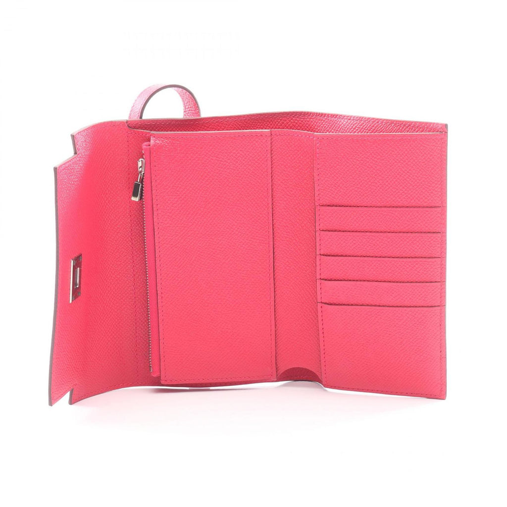 Hermes Trifold Wallet Kelly Rose Extreme — view 3