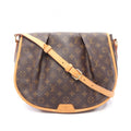 Louis Vuitton Shoulder Bag Menilmontant Canvas Leather