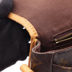 Louis Vuitton Shoulder Bag Menilmontant Canvas Leather — view 8
