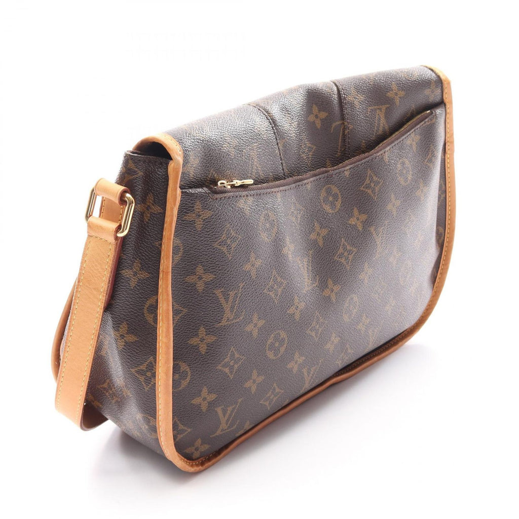 Louis Vuitton Shoulder Bag Menilmontant Canvas Leather — view 2