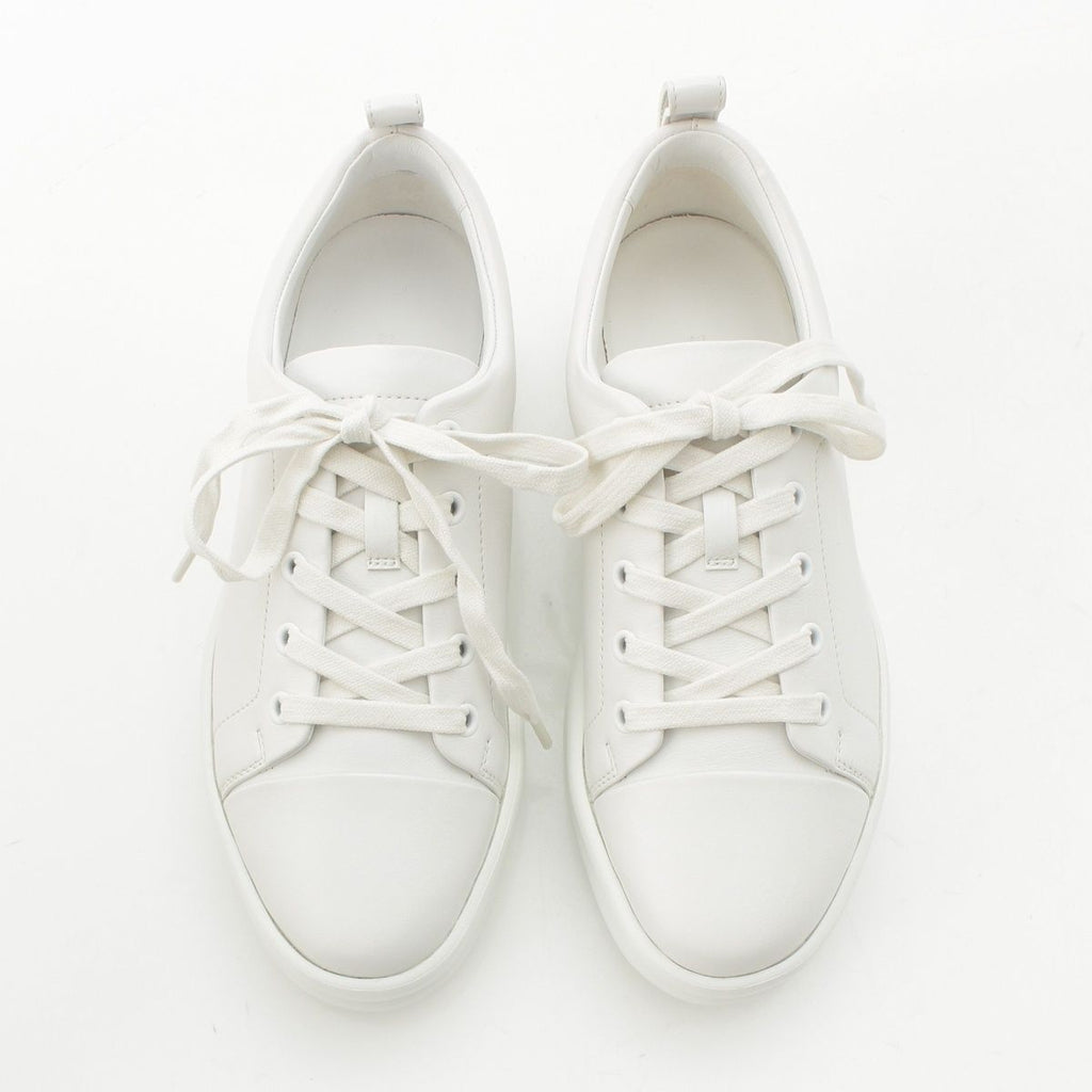 Hermes Happy Leather Sneakers White — view 2