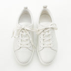 Hermes Happy Leather Sneakers White — view 2