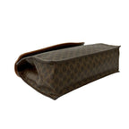 Celine Macadam Blason Triomphe Pattern Leather 2-Way Shoulder Bag Brown — view 7