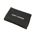 Saint Laurent Paris Shoulder Bag Manhattan Black Embossed Removable Strap — view 8