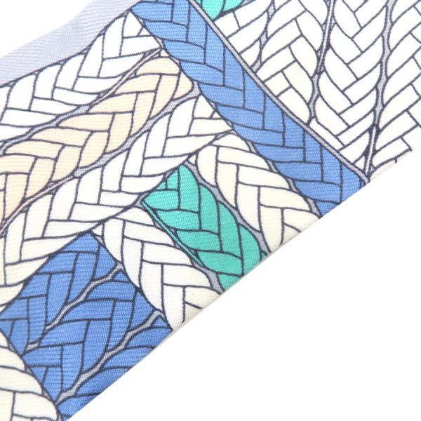 Hermes Twilly Scarf Blue — view 6