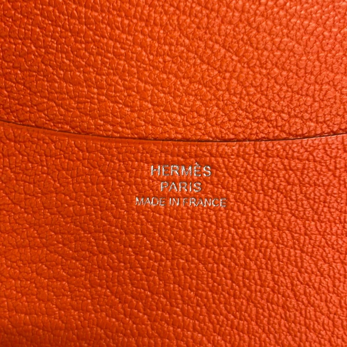 Hermes Notebook Agenda GM Orange Poppy Silver — view 4