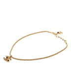 Chanel CC Logo Necklace Gold Multicolor Plated Color Stone — view 3