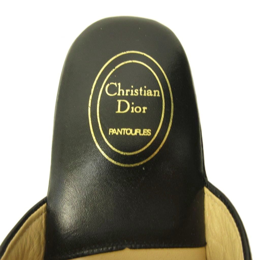 Dior Sandals le Monsieur Trotter Pattern Canvas Contrast Leather — view 8