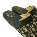 Dior Sandals le Monsieur Trotter Pattern Canvas Contrast Leather — view 4
