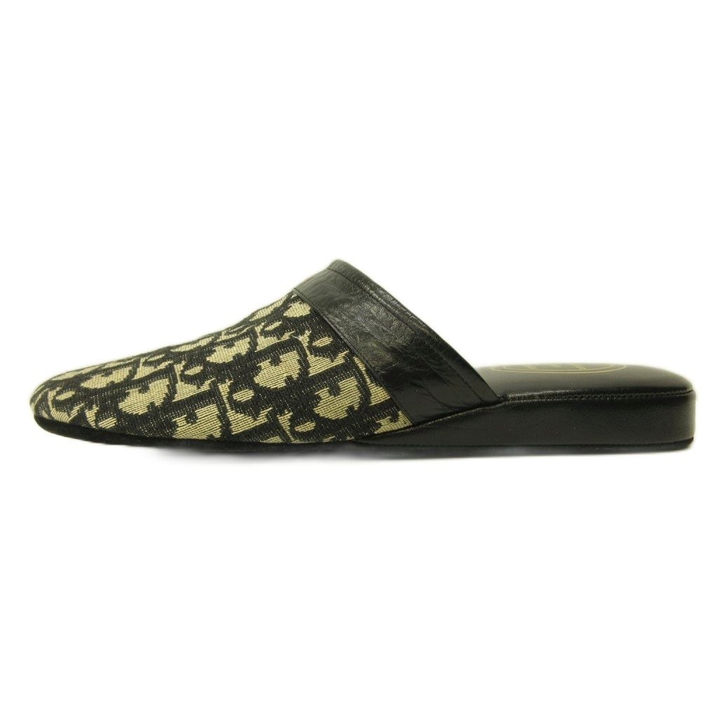 Dior Sandals le Monsieur Trotter Pattern Canvas Contrast Leather — view 2