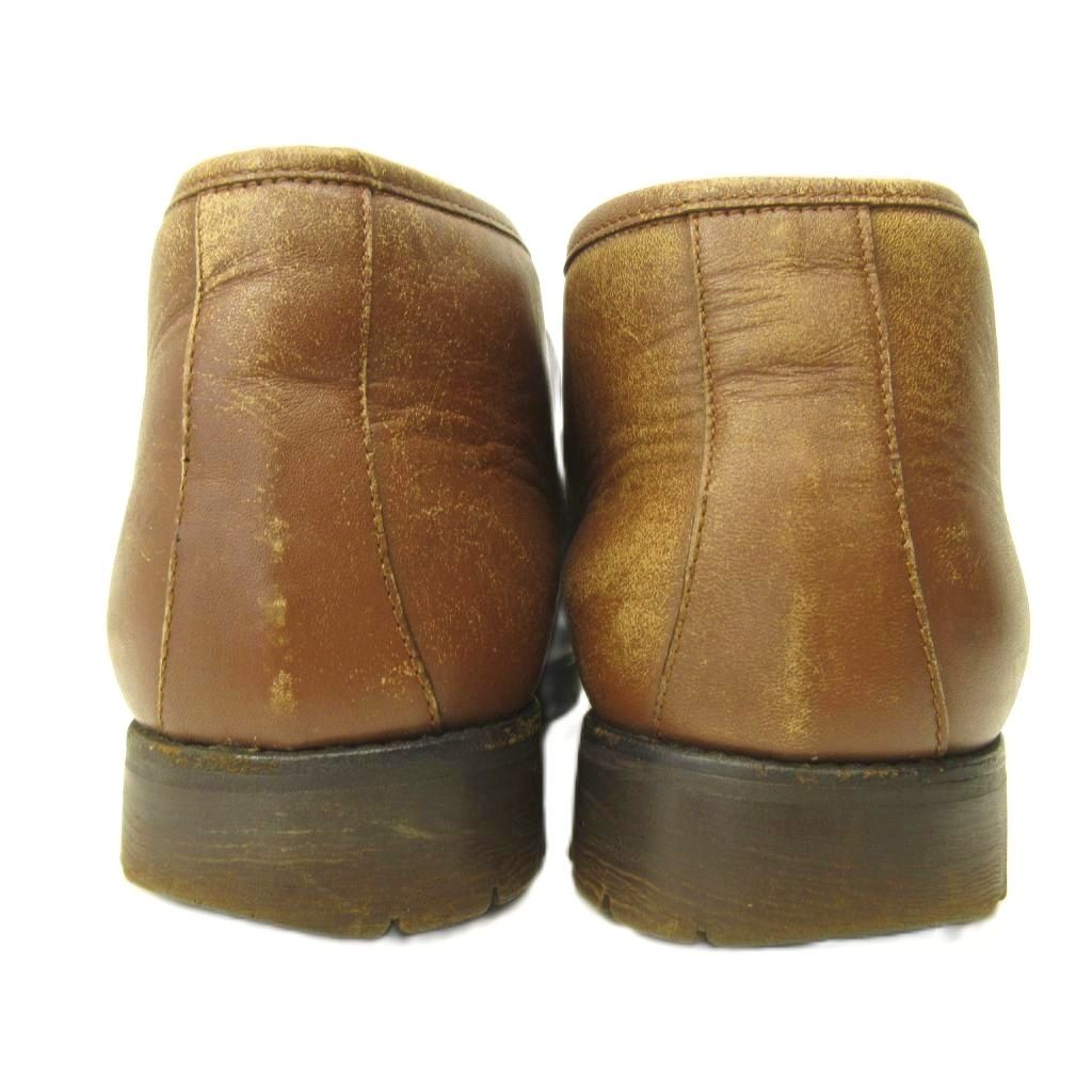 Gucci Horsebit Chukka Boots Shoes Leather 41 Brown — view 5
