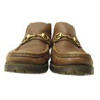 Gucci Horsebit Chukka Boots Shoes Leather 41 Brown — view 6