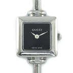 Gucci Watch Bangle Square Black Dial SS