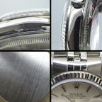 Rolex Watch Datejust L Number Sunray Silver Dial Date 18k White Gold SS — view 6