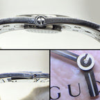 Gucci Watch Bangle Towa 112 GG Pink Maza Ofpearl Dial SS — view 8