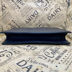 Saint Laurent Clutch Second Handbag Leather Black Pouch — view 4