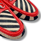 Gucci Loafers Leathe Zebra Pattern Red — view 5
