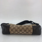 Gucci Shoulder Bag GG Canvas Brown Crossbody Pochette — view 6