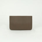 Hermes Dogon GM Duo Wallet Taurillon Clemence Etoupe Gray Silver — view 2