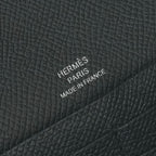 Hermes Chaine D'ancre Tougo Wallet Epsom Noir Black Silver Veau — view 8