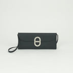 Hermes Chaine D'ancre Tougo Wallet Epsom Noir Black Silver Veau