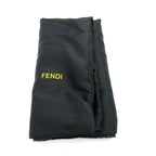 Fendi Zucchino Handbag Canvas Leather Black — view 8