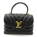 Louis Vuitton Holdomi Leather Handbag Noir