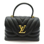 Louis Vuitton Holdomi Leather Handbag Noir