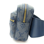 Louis Vuitton Bam Outdoor Monogram Denim Belt Bag Blue — view 3