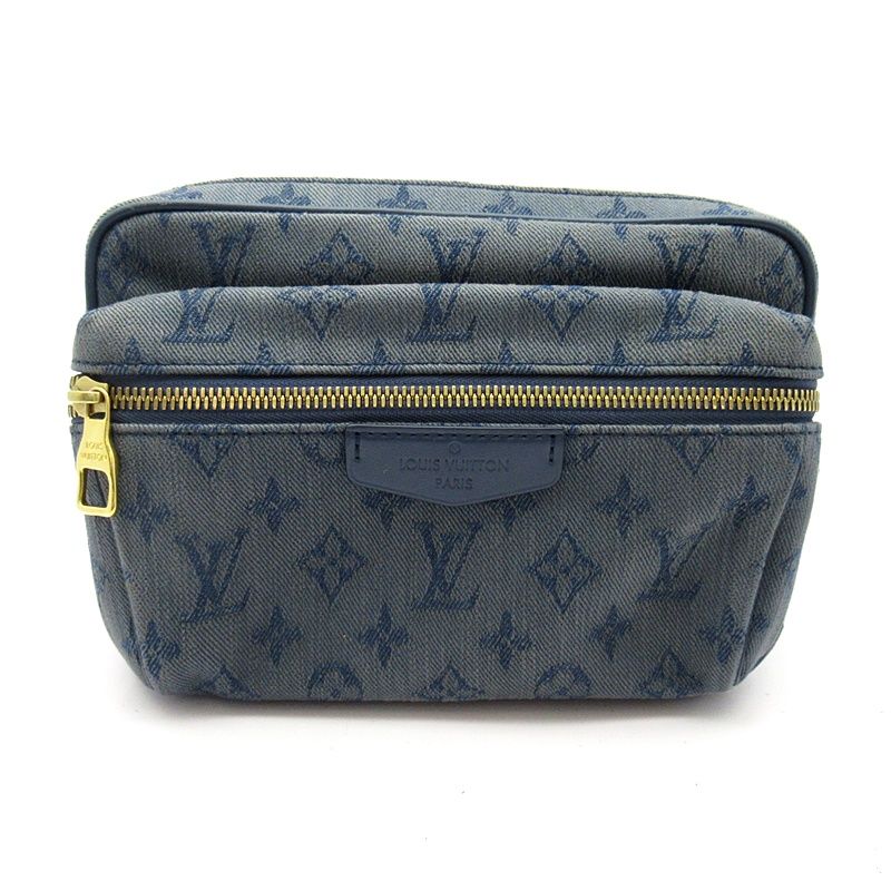Louis Vuitton Bam Outdoor Monogram Denim Belt Bag Blue