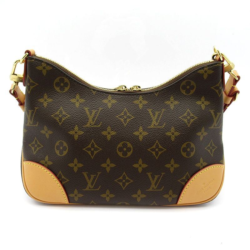 Louis Vuitton Boulogne PM Monogram Shoulder Bag Natural — view 4
