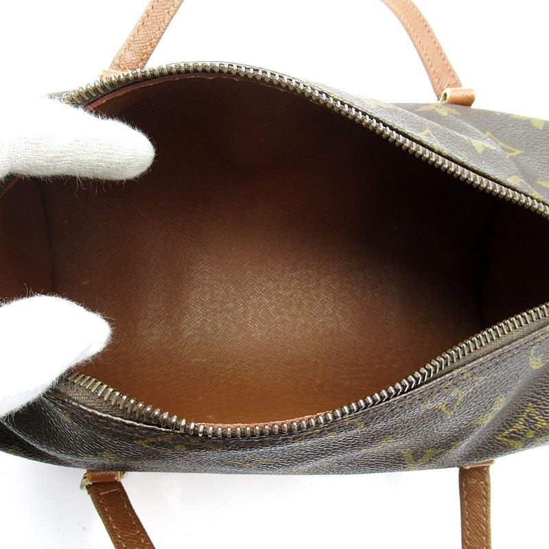 Louis Vuitton Papillon 26 Monogram Handbag Brown — view 7