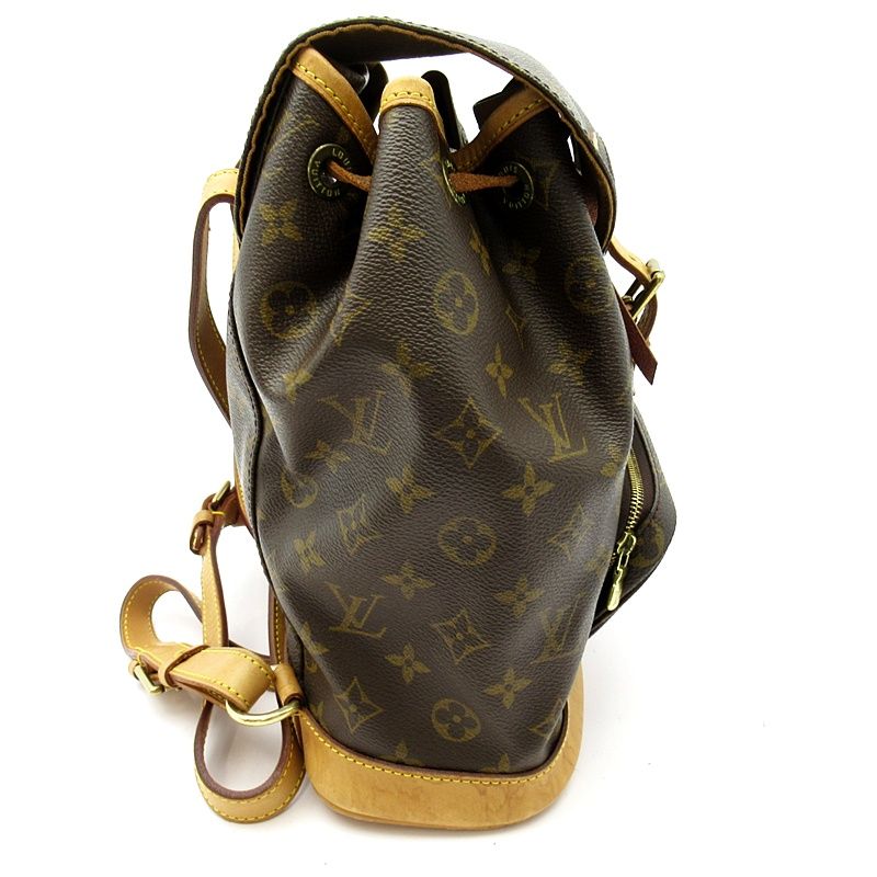 Louis Vuitton Montsouris Monogram Backpack Brown — view 5