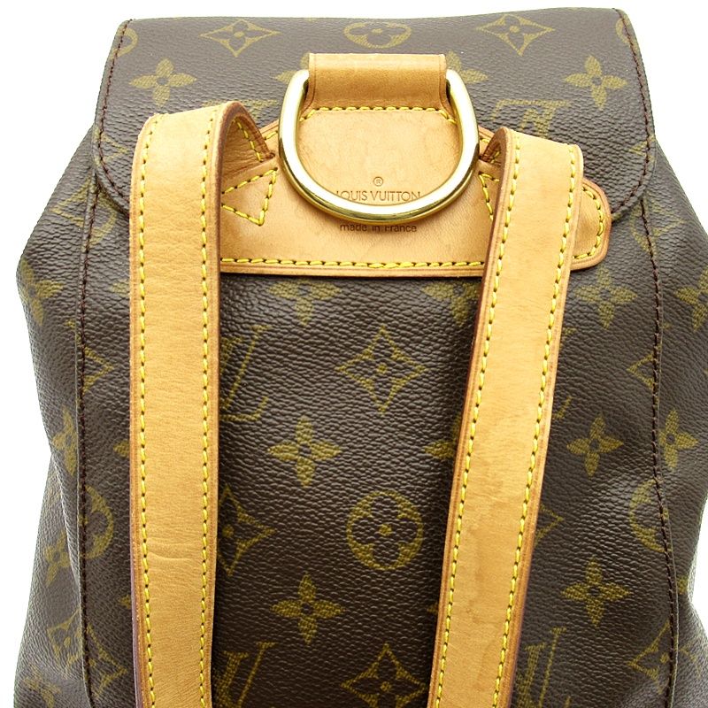 Louis Vuitton Montsouris Monogram Backpack Brown — view 2