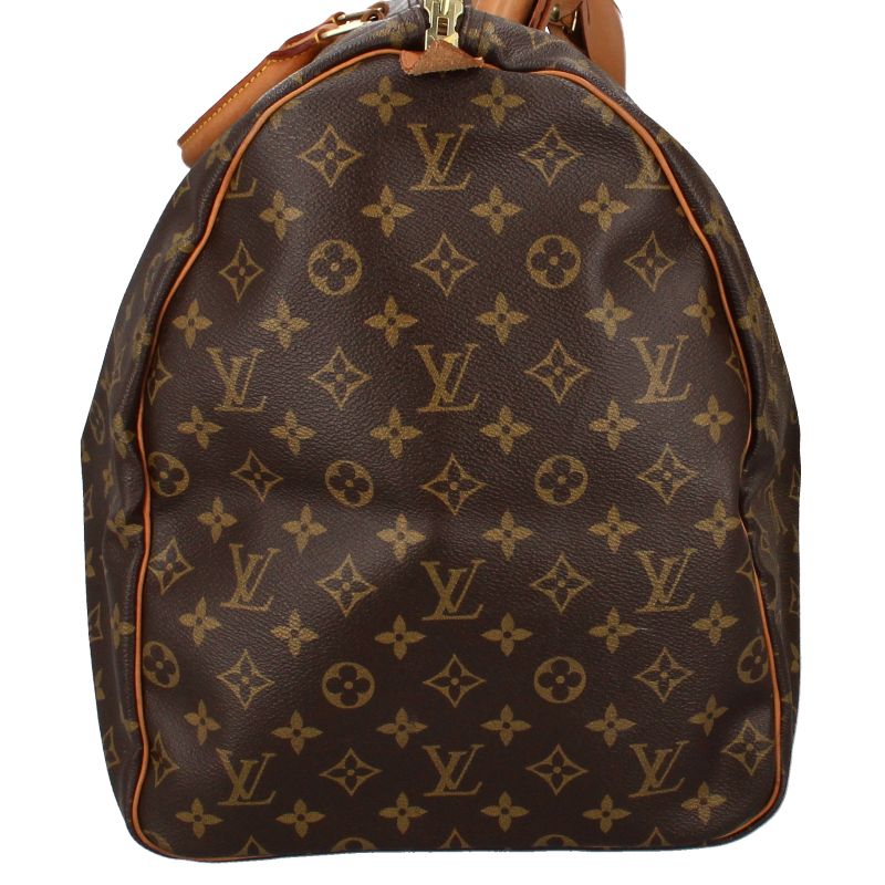 Louis Vuitton Keepall 60 Monogram Boston Bag Brown — view 3