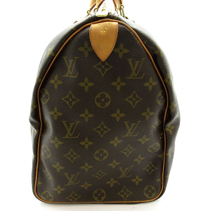 Louis Vuitton Keepall 45 Monogram Boston Bag Brown — view 3