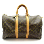 Louis Vuitton Keepall 45 Monogram Boston Bag Brown — view 4