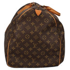Louis Vuitton Keepall 55 Monogram Boston Bag Brown — view 3