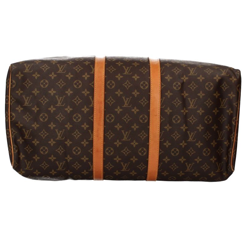 Louis Vuitton Keepall 55 Monogram Boston Bag Brown — view 6