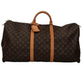 Louis Vuitton Keepall 60 Monogram Boston Bag Brown