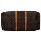 Louis Vuitton Keepall 60 Monogram Boston Bag Brown — view 6