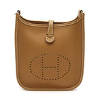 Hermes Evelyne TPM Amazon Taurillon Clemence Shoulder Bag Gold