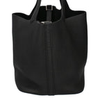 Hermes Picotin Lock Taurillon Clemence Handbag Noir — view 3
