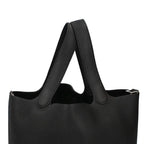 Hermes Picotin Lock Taurillon Clemence Handbag Noir — view 2