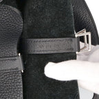 Hermes Picotin Lock Taurillon Clemence Handbag Noir — view 8